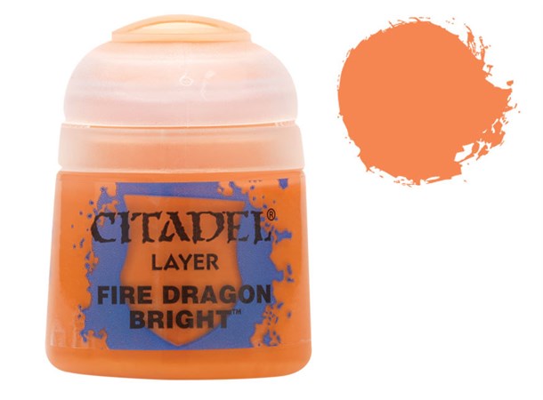 Citadel Paint Layer Fire Dragon Bright (Også kjent som Fiery Orange)